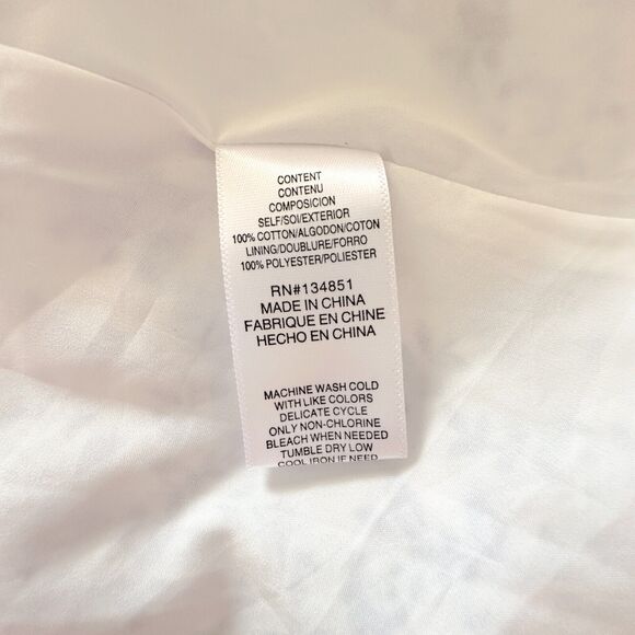 WAYF Dress Women 1X Plus Blue Floral Tonya Smocked Cottagecore 100% Cotton NWOT - Picture 6 of 10